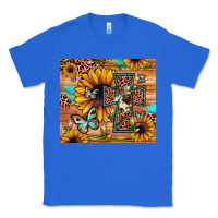 True Royal cross sunflower butterfly Classic Tee - JahusDesignShop