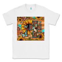 White cross sunflower butterfly Classic Tee - JahusDesignShop