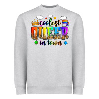 Coolest Queer In Town Heavyweight Sweatshirt | Teevron