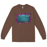 Chestnut Aztec Wood Leopard Frame Long Sleeve Tee - Bettercallsaul
