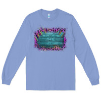 Colony Blue Aztec Wood Leopard Frame Long Sleeve Tee - Bettercallsaul