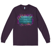 Plum Aztec Wood Leopard Frame Long Sleeve Tee - Bettercallsaul