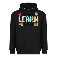 Black y'all gonna learn today Heavyweight Hoodie - MaliasSmallBusiness