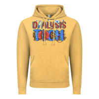 Vintage Mustard dialysis tech Vintage Hoodie - texasbilliewilder