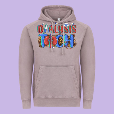 Dialysis Tech Vintage Hoodie Designed By Texasbilliewilder