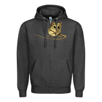 Charcoal Heather Dunnart Zipper Hoodie - LillyAllenDesigns