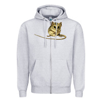 Heather Grey Dunnart Zipper Hoodie - LillyAllenDesigns