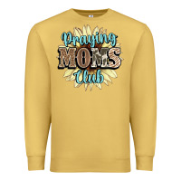 Antique Gold praying moms club Premium Sweatshirt - NancyCooperArtShop