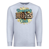 Heather Grey praying moms club Premium Sweatshirt - NancyCooperArtShop