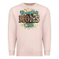 Pale Pink praying moms club Premium Sweatshirt - NancyCooperArtShop
