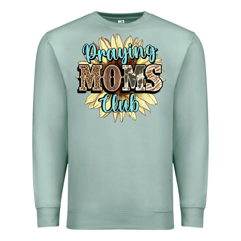 Praying Moms Club Premium Sweatshirt by NancyCooperArtShop | Teevron