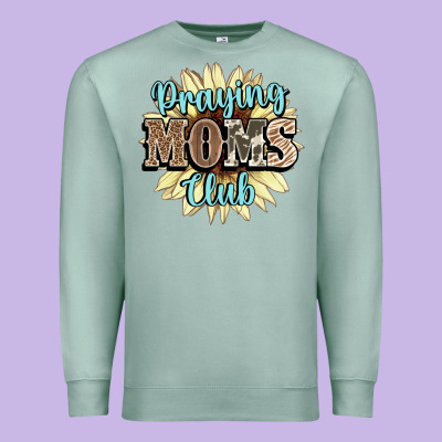 Praying Moms Club Premium Sweatshirt Designed By Nancycooperartshop
