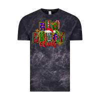 Cloud Black Christmas big daddy claus Vintage Tee - FaDigitalArtStudio