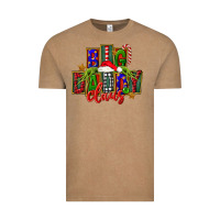 Vintage Coffee Christmas big daddy claus Vintage Tee - FaDigitalArtStudio