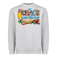 Heather Grey chaos coordinator Heavyweight Sweatshirt - Zillion Design Studio