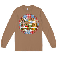 Toasted Coconut Merry Christmas Coffee Cups Long Sleeve Tee - Artiststas