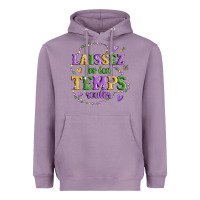 Lavender laissez les bon temps rouler Heavyweight Hoodie - MaliasSmallBusiness