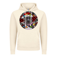 Vintage Artic pitbull and buffalo plaid Vintage Hoodie - RanaPortraitStore