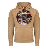 Vintage Camel pitbull and buffalo plaid Vintage Hoodie - RanaPortraitStore