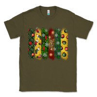 Army Green christmas brushstroke Classic Tee - BundleAndBundleShop