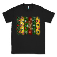 Black christmas brushstroke Classic Tee - BundleAndBundleShop