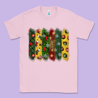 Christmas Brushstroke Classic Tee Designed By Bundleandbundleshop