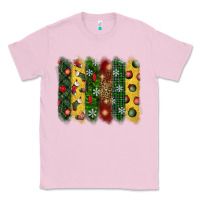 Bubblegum Pink christmas brushstroke Classic Tee - BundleAndBundleShop