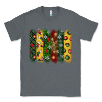 Charcoal Heather christmas brushstroke Classic Tee - BundleAndBundleShop