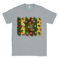 Heather Grey christmas brushstroke Classic Tee - BundleAndBundleShop