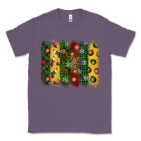 Lavender christmas brushstroke Classic Tee - BundleAndBundleShop