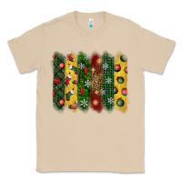 Mushroom christmas brushstroke Classic Tee - BundleAndBundleShop