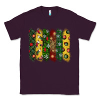 Plum christmas brushstroke Classic Tee - BundleAndBundleShop