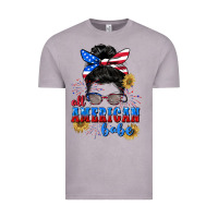 Vintage Zinc All American Babe 4th of July Vintage Tee - CowGirlArtShop
