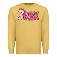 Antique Gold pink three rex Premium Sweatshirt - MaliasSmallBusiness