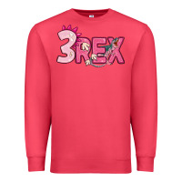 Cardinal pink three rex Premium Sweatshirt - MaliasSmallBusiness