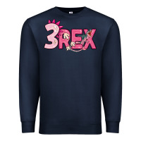 Navy pink three rex Premium Sweatshirt - MaliasSmallBusiness