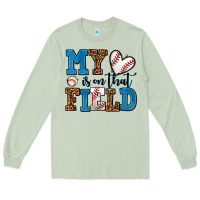 Matcha my heart is on that field baseball Long Sleeve Tee - AdoDesignShop