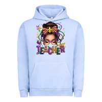 Pigment Grape Ice mardi gras teacher caucasian messy bun Urban Hoodie - texasbilliewilder