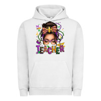 Pigment Lunar Rock mardi gras teacher caucasian messy bun Urban Hoodie - texasbilliewilder