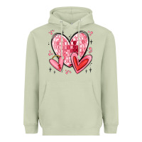 Matcha valentines hearts Heavyweight Hoodie - MaliasSmallBusiness