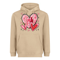 Mushroom valentines hearts Heavyweight Hoodie - MaliasSmallBusiness