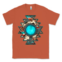 Copper aztec leopard turquoise gemstone Classic Tee - JahusDesignShop