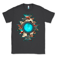 Smoke aztec leopard turquoise gemstone Classic Tee - JahusDesignShop