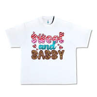 White sweet and sassy Urban Heavy Tee - HRA Design Shop