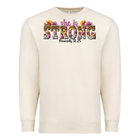 Sandshell she is strong proverbs 31 25 Premium Sweatshirt - NancyCooperArtShop