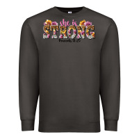 Smoke she is strong proverbs 31 25 Premium Sweatshirt - NancyCooperArtShop