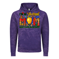 Cloud Purple i'm an autism mom what's your superpower Vintage Hoodie - Zillion Design Studio