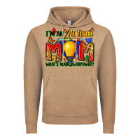 Vintage Coffee i'm an autism mom what's your superpower Vintage Hoodie - Zillion Design Studio
