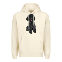 Sandshell black poodles dog Premium Hoodie - LillyAllenDesigns