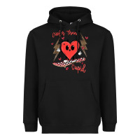 Black cooler than cupid Heavyweight Hoodie - MaliasSmallBusiness